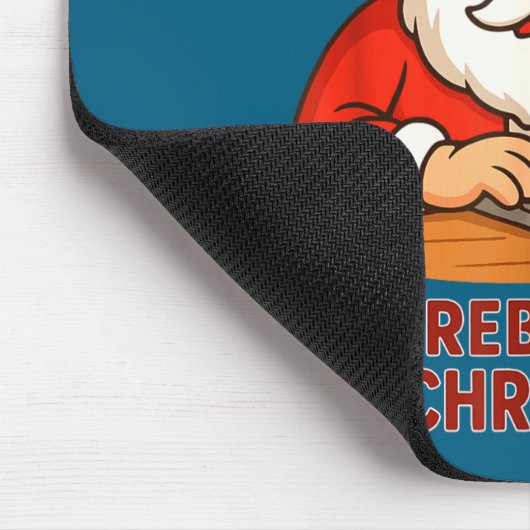 Santa Support s Rebooting Humor Tech Computer Joke マウスパッド (コーナー)