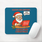 Santa Support s Rebooting Humor Tech Computer Joke マウスパッド (マウス)
