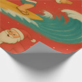 Santa Surf’s Up ラッピングペーパー (角)