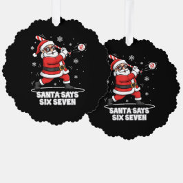 Santa Swings a Candy Cane: Gen Z’s “67”  オーナメントカード