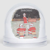 Santa Test snow globe (正面)