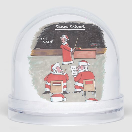 Santa Test snow globe (正面)