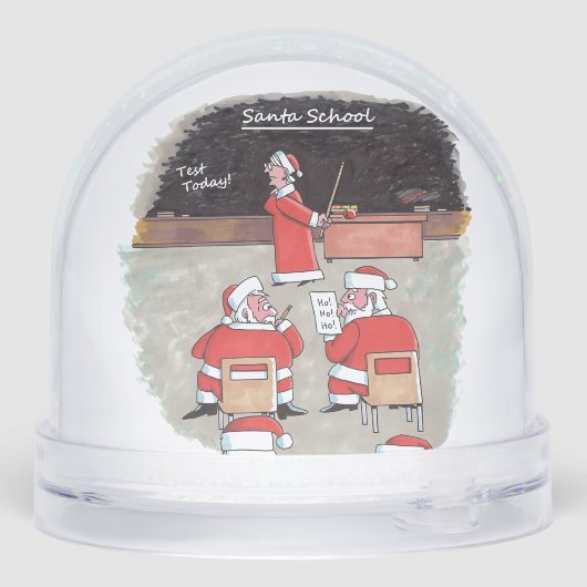 Santa Test snow globe (裏面)