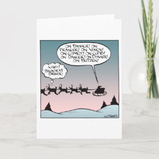 Santa the Backseatドライバー シーズンカード