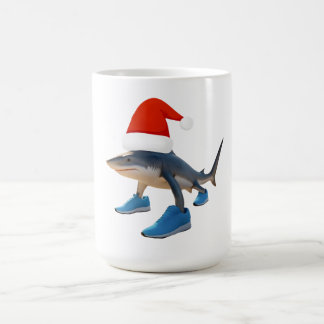 Santa Tralalero Tralala –Shark in Santa Hat コーヒーマグカップ