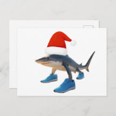 Santa Tralalero Tralala –Shark in Santa Hat シーズンポストカード (正面/裏面)