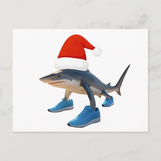 Santa Tralalero Tralala –Shark in Santa Hat シーズンポストカード (正面)