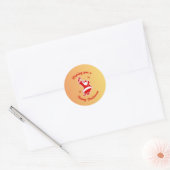 Santa & Tree Magic – Christmas Stickers & Invites ラウンドシール (封筒)
