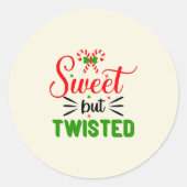 Santa & Tree Magic – Christmas Stickers & Invites ラウンドシール (正面)