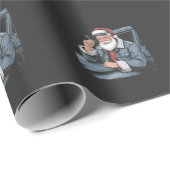 Santa Truck Rigging Funny Truck Driver Christmas   ラッピングペーパー (ロールコーナー)