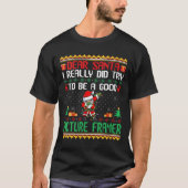 Santa Try To Be A Good Picture Framer - Funny Chri Tシャツ (正面)