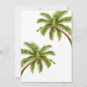 Santa under a Beach Umbrella Christmas Party 招待状 (裏面)