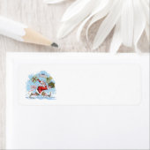 Santa Unprepared return address labels ラベル (インサイチュ)
