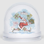 Santa Unprepared snow globe (正面)