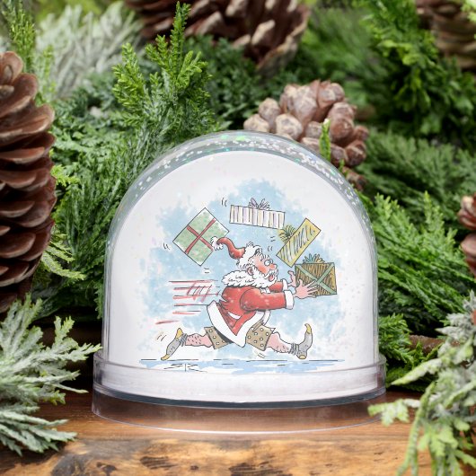 Santa Unprepared snow globe (冬)