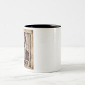 Santa Wanted Poster Mug ツートーンマグカップ (中央)