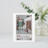 Santa Watchingが画面の背後から シーズンポストカード (スタンド正面)