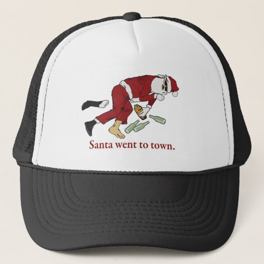 santa_went_to_town キャップ (正面)