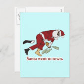santa_went_to_town シーズンポストカード (正面/裏面)