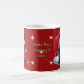 Santa Westie Christmas Mug コーヒーマグカップ (中央)