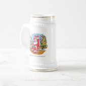 Santa Wet右ハンドスタイン ビールジョッキ (正面左)