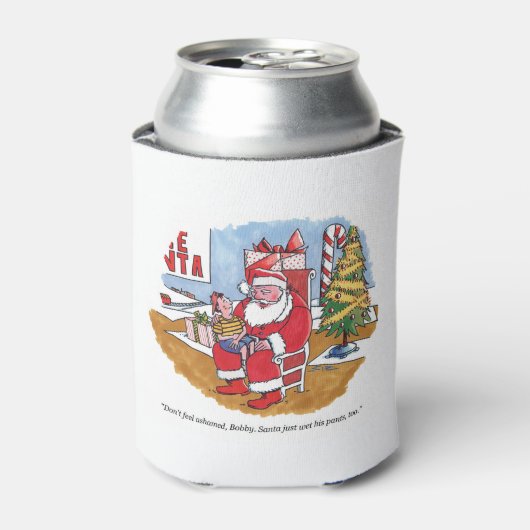 Santa Wet can cooler 缶クーラー (缶正面)