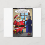 Santa & Wiki Leaksギフトおもしろいティ&カード シーズンポストカード<br><div class="desc">ギフト、ティー、カード、またはGoogle & MSNの#1ランクのオフビート漫画ギフトThe Rick London Collectionによって収集されるコレクションを表示している。我々は公式の認可されたベンダーまたはロンドンタイムズマンガのすべての商品である。この項目は、「Santa & Wiki Leaks」というタイトルの漫画を紹介する。私たちについて少し：私たちはRick Londonによって1997年に小さな農村部のMs Warehouseで設立された。その頃から、2005年以来、4500以上のオリジナル画像が890万人を超える訪問者を集め、インターネット上で最も見えるオフビート漫画サイトに成長した。我々は100%の評価前向きを持っており、我々は30日100%のための全ての注文を保証し、質問頼ない。幸せなショッピング。</div>