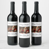 Santa Wine Bottle Label ワインラベル (ボトル)