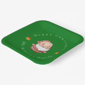 Santa with Christmas  ペーパープレート (傾斜あり)