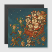 Santa with joyous pups and elves! (正面/裏面)