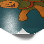 Santa with joyous pups and elves! フォトプリント            (角)