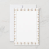 Santa with Presents Christmas ノートカード (裏面)