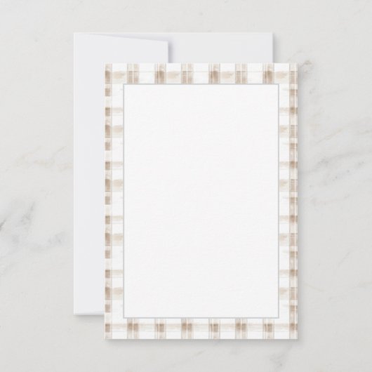 Santa with Presents Christmas ノートカード (裏面)