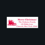 Santa With Rudolph In Sleigh Christmas Family Name セルフインキングスタンプ<br><div class="desc">サンタ祝とルドルフをソリでカスタム飾ったインクスタンプで休日のシーズンは、フェスティバル応援を広げる。上に「メリークリスマス」が美しく置かれ、下にあなたの家族の名前と、このデザインはホリデーカードに個人的なtouchをもたらす。好みのインクカラーを選択してスタイルに合わせ、楽しく手作りの外観を作成。</div>