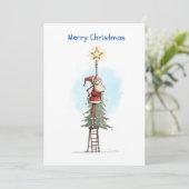 Santa with Star シーズンカード (スタンド正面)