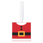 Santa Wooden Cube Christmas Ornament キューブオーナメント (正面)