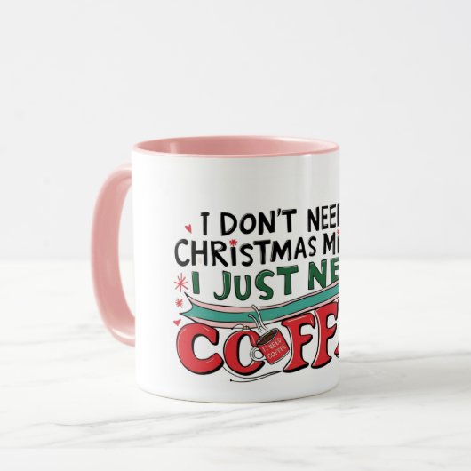 Santa Works One Day マグカップ (正面左)