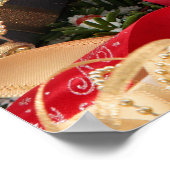 Santa / YOUR PHOTO カスタムChristmas poster ポスター (角)