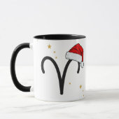 Santa Zodiac Aries Mug マグカップ (左)