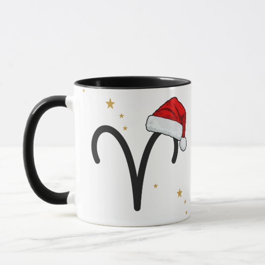 Santa Zodiac Aries Mug マグカップ (左)