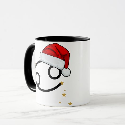 Santa Zodiac Cancer Mug マグカップ (正面左)