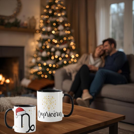 Santa Zodiac Capricorn Mug マグカップ
