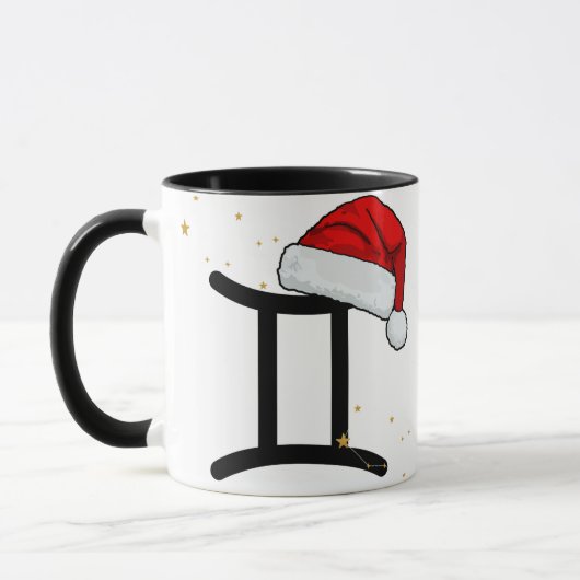 Santa Zodiac Gemini Mug マグカップ (左)