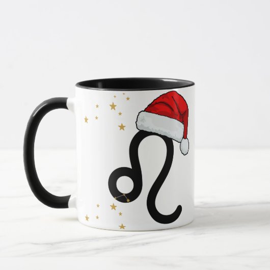 Santa Zodiac Leo Mug マグカップ (左)