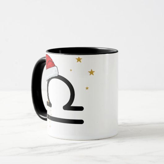 Santa Zodiac Libra Mug マグカップ (正面左)