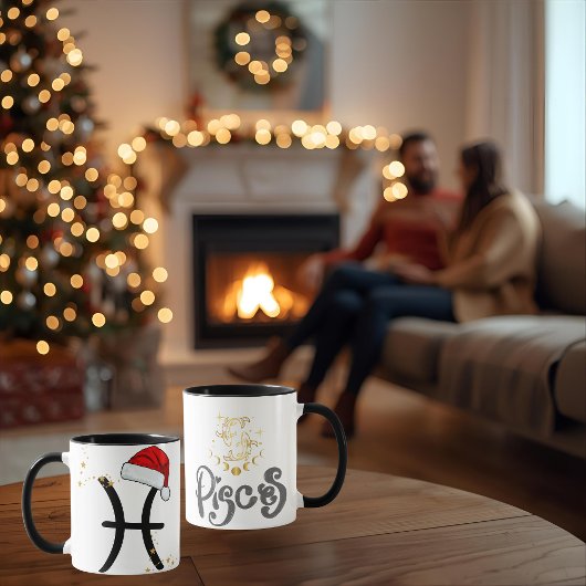 Santa Zodiac Pisces Mug マグカップ
