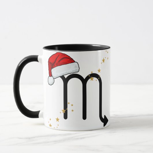 Santa Zodiac Scorpio Mug マグカップ (左)