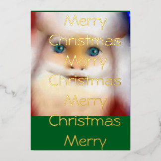 SantaClause series 箔招待状