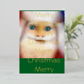 SantaClause series 箔招待状 (立ち正面)