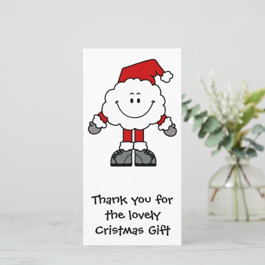 Santacloudの感謝 サンキューカード (スタンド正面)